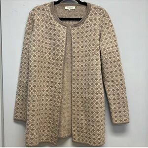 Italian made Beige Patterned Women's Sweater by Cochin